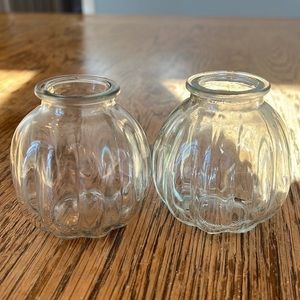 VINTAGE GLASS JAR SET